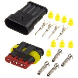 Złącze Hermetyczne 4 PIN Superseal 1,5
